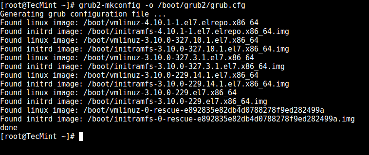 如何在 CentOS 7 中安装或升级最新的内核