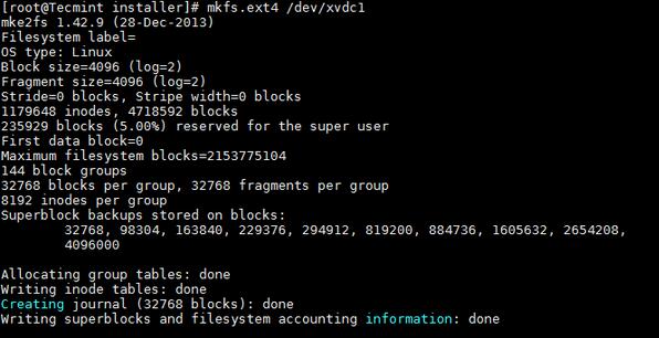 如何在现有的Linux系统上添加新的磁盘