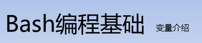 shell编程–bash变量介绍