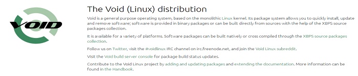 Void Linux发行版专注增强其POWER CPU架构支持