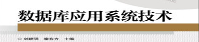 《数据库应用系统技术》pdf电子书免费下载