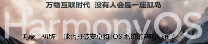 华为鸿蒙“初辟” 能否借此打破安卓和 iOS 系统的垄断局面？