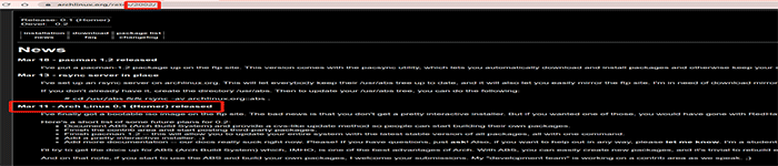Arch Linux 发布了 0.1 (Homer) 版本