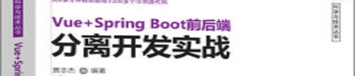 《Vue+Spring Boot前后端分离开发实战》pdf电子书免费下载