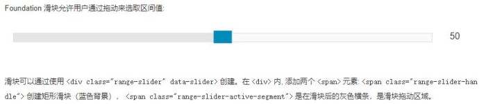 了解下Foundation 滑块